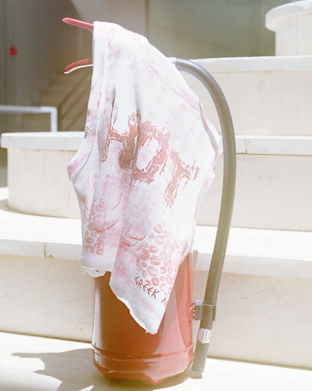 HANDMADE SCREEN-PRINTED HOT CROP TOP