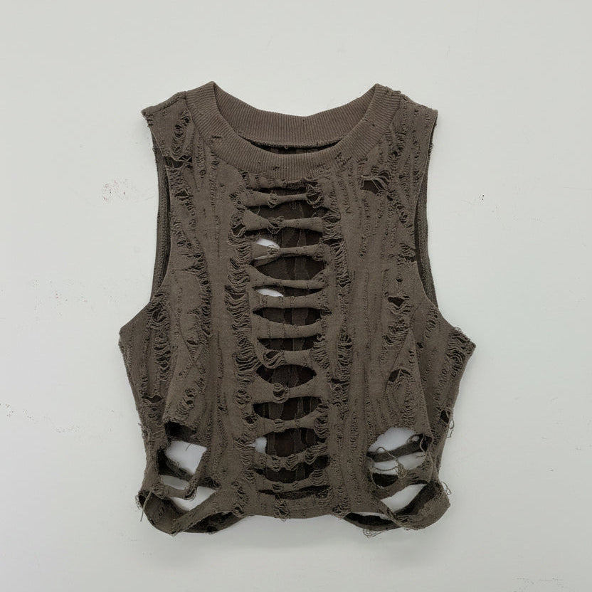 DISTRESSED LINES TOP