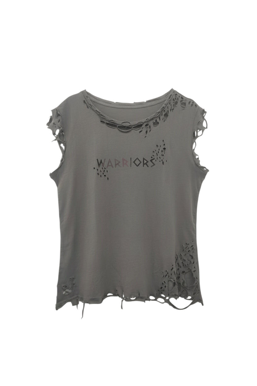 WARRIORS DISTRESSED T-SHIRT
