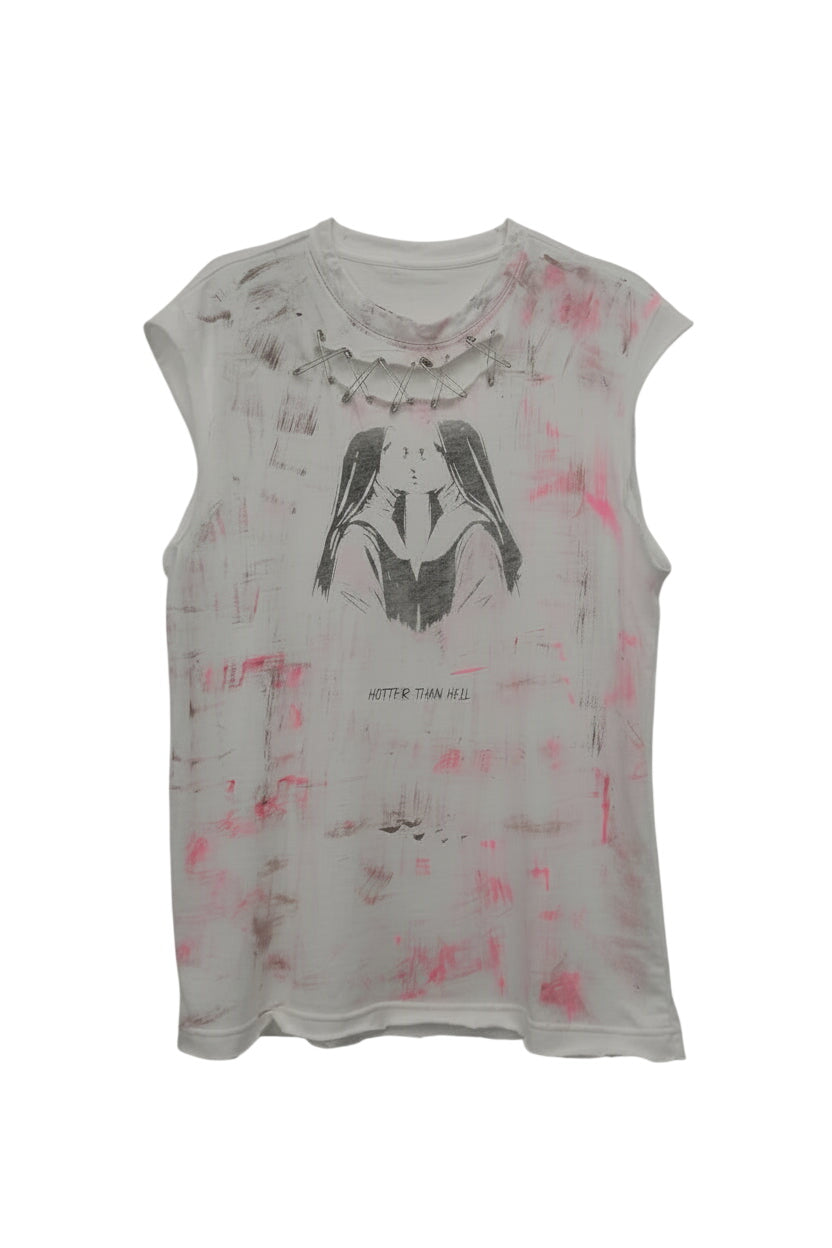 NUNS SLEEVLESS T-SHIRT