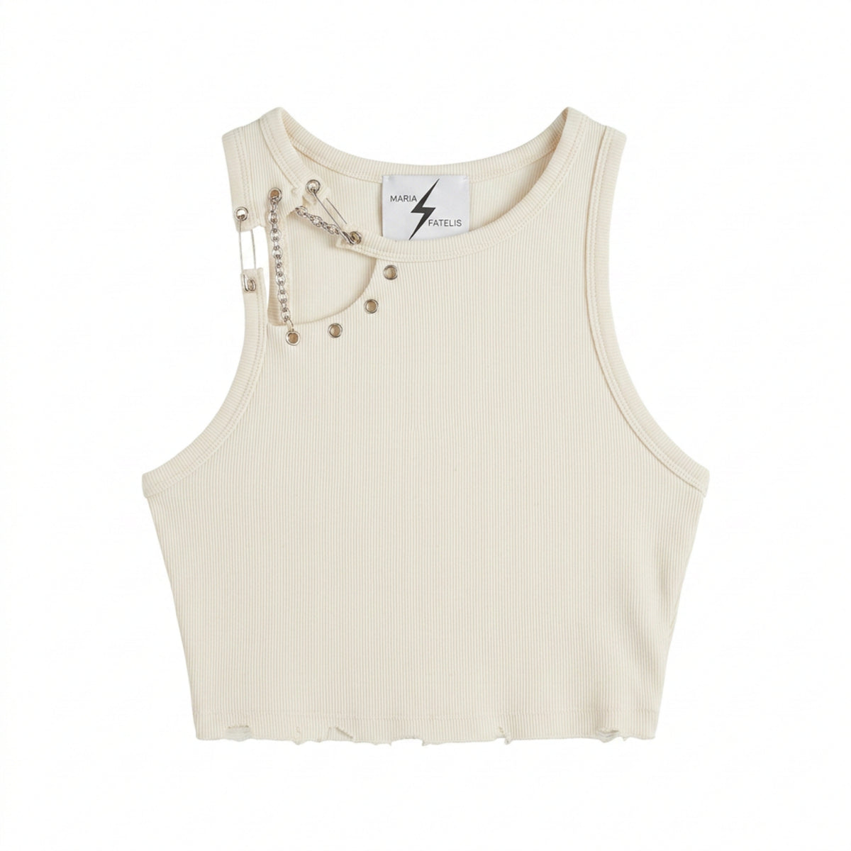 WARRIORS SCREEN-PRINTED CROP TOP