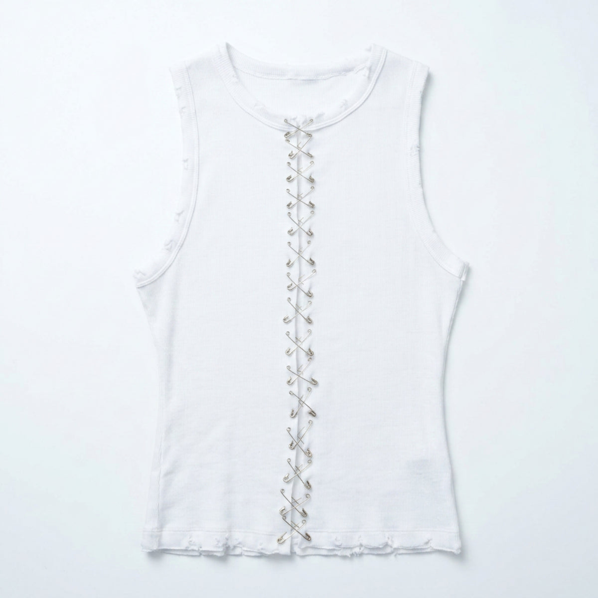 SAFETY PINS TANK TOP